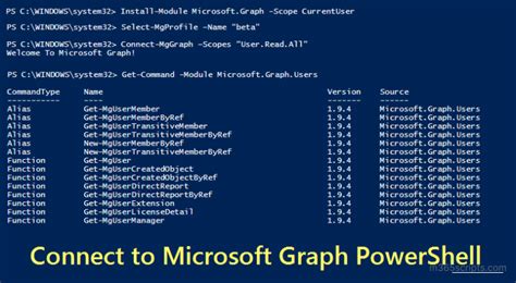 install msol service|Connect to Microsoft 365 with Microsoft Graph PowerShell.